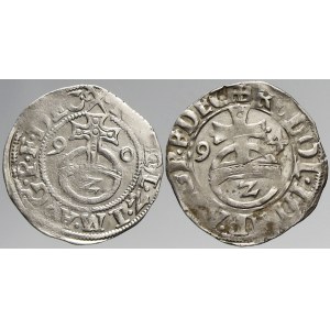 Solms - Lichtenburg, 2 krejcar (1/2 batzen) 1590 a 1594 s tit. Rudolfa II. nedor.