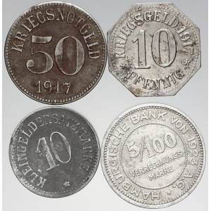 Německo - konvoluty, Konvolut nouzových mincí z 20. let