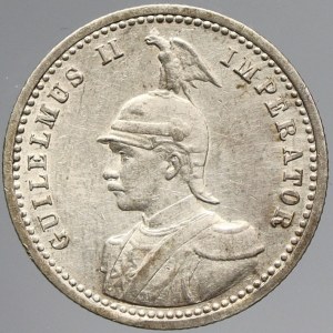 Německá východní Afrika, 1/4 rupie 1901. KM-3