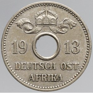 Německá východní Afrika, 5 heller 1913 A. KM-13