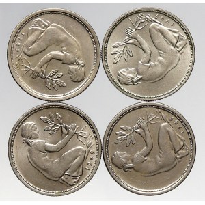 BRD, 50 pf. 1949 D, F, G, J