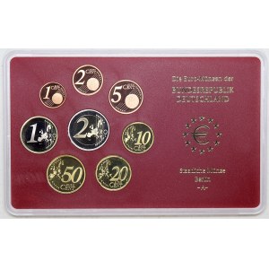 Sady oběhových mincí BRD, Sada oběhových mincí 2003 A. 1c - 2€. Původní papírový přebal