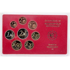 Sady oběhových mincí BRD, Sada oběhových mincí 2003 D. 1c - 2€. Původní papírový přebal