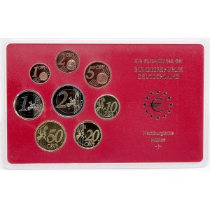 Sady oběhových mincí BRD, Sada oběhových mincí 2003 J. 1c - 2€. Původní papírový přebal