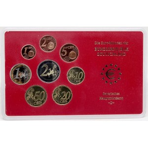 Sady oběhových mincí BRD, Sada oběhových mincí 2004 D. 1c - 2€. Původní papírový přebal