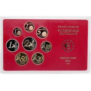 Sady oběhových mincí BRD, Sada oběhových mincí 2005 A. 1c - 2€. Původní papírový přebal