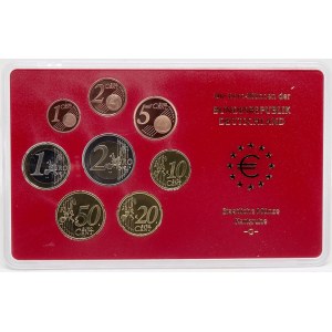 Sady oběhových mincí BRD, Sada oběhových mincí 2005 G. 1c - 2€. Původní papírový přebal