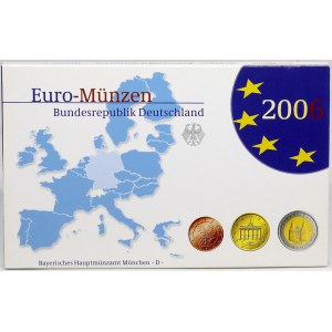 Sady oběhových mincí BRD, Sada oběhových mincí 2006 D. 1C - 2€ + 2€ Schleswig-Holstein...