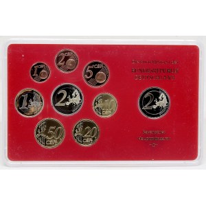 Sady oběhových mincí BRD, Sada oběhových mincí 2008 D. 1C - 2€ + 2€ Hamburg...
