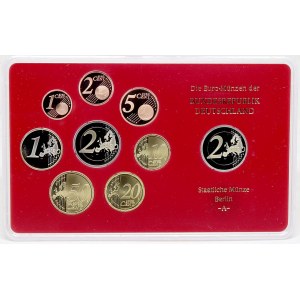 Sady oběhových mincí BRD, Sada oběhových mincí 2010 A. 1C - 2€ + 2€ Brémy...