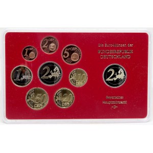 Sady oběhových mincí BRD, Sada oběhových mincí 2010 D. 1C - 2€ + 2€ Brémy...