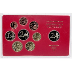 Sady oběhových mincí BRD, Sada oběhových mincí 2011 J. 1C - 2€ + 2€ Porýní - Vestfálsko...