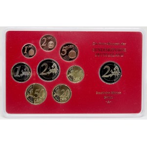 Sady oběhových mincí BRD, Sada oběhových mincí 2014 A. 1C - 2€ + 2€ Dolní Sasko...