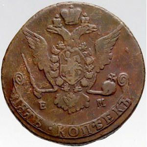 Rusko, Kateřina II. (1762-96), 5 kop. 1768 EM. KM-59.3