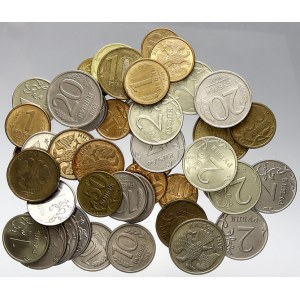 RSFSR - SSSR - Rusko - konvoluty, Konvolut oběhových mincí 50 Rbl. - 1 kop...