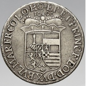 Belgie - Lutych, Josef Clemens v. Bayern, princ a biskup v Lutychu (1694-1723). Patagon 1696. KM-112.1, Dav.-4303...