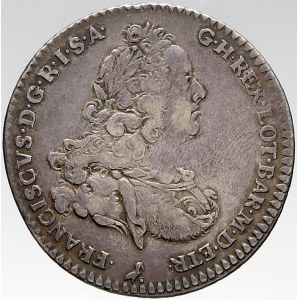 Itálie - Toskánsko, František I. Lotrinský (1746-65). 1 francescone (10 paoli) 1749 PISIS. KM-C-8b, Dav.-1507...