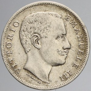 Itálie, 1 lira 1902. KM-32