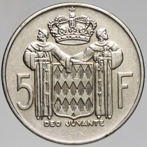Monako, 5 frank 1966, KM-141