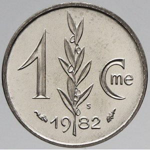 Monako, 1 centime 1982. KM-155