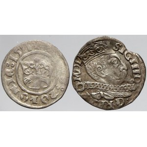 Polsko, ½ groš 1511. Zikmund III. III groš 1599. Obě mince blíže neurč.