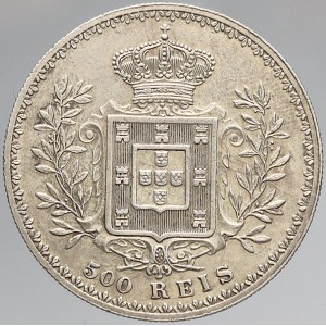 Portugalsko, 500 reis 1894. KM-535