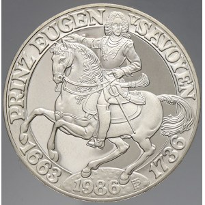 Rakousko, republika, 500 šilink 1986 Evžen Savojský