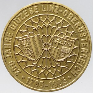 Rakousko, republika, 20 schilling 1985 200 Let diecéze. KM-2970.1