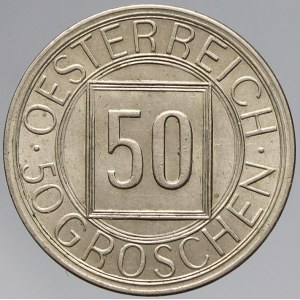 Rakousko, republika, 50 groš 1934 - nachtschilling