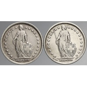 Švýcarsko, 1 frank 1903, 1904. KM-24