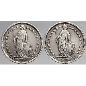 Švýcarsko, 1 frank 1910, 1911. KM-24