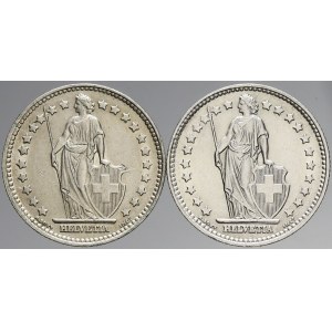 Švýcarsko, 1 frank 1952, 1953. KM-24