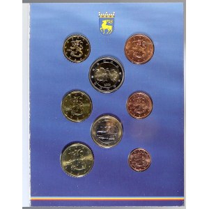 Evropa - sady oběhových mincí, Alandy - provincie Finska. 1 c. - 2 € 2006 finské oběžné euro mince...