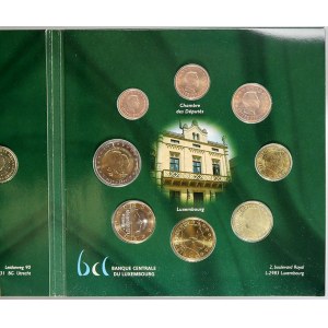 Evropa - sady oběhových mincí, Benelux. Společné vydání Belgie, Nizozemska a Lucemburska v jedné sadě. 1 c. - 2 € 2005...