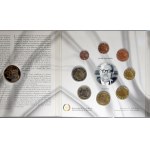 Evropa - sady oběhových mincí, Benelux. Společné vydání Belgie, Nizozemska a Lucemburska v jedné sadě. 1 c. - 2 € 2008...