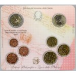 Evropa - sady oběhových mincí, Itálie. 1 c. - 2 € 2005...