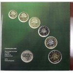 Evropa - sady oběhových mincí, Litva. Sada oběhových mincí 2011 (10 c. - 5 L + žeton), orig. papírový obal banky ...