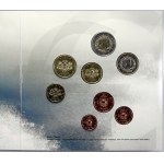 Evropa - sady oběhových mincí, Lotyšsko. Sada oběhových mincí 2014 (1 c. - 2 €), orig...