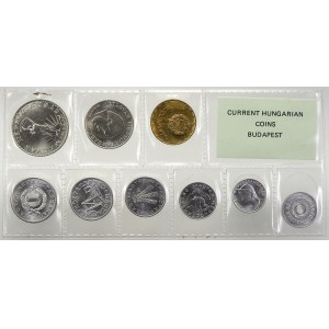 Evropa - sady oběhových mincí, Maďarsko. Sada oběhových mincí 1975 (2 fill. - 10 Ft.), orig...