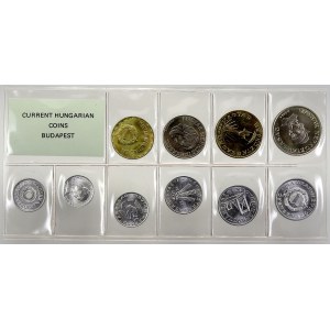 Evropa - sady oběhových mincí, Maďarsko. Sada oběhových mincí 1987 (2 fill. - 20 Ft.), orig...