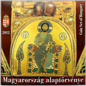 Evropa - sady oběhových mincí, Maďarsko. Sada oběhových mincí 2012 (5 - 200 Ft.), orig...