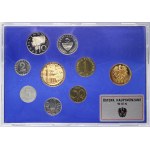 Evropa - sady oběhových mincí, Rakousko. 1 gr. - 20 sch. 1980, 1981, 1985, 1988...
