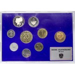 Evropa - sady oběhových mincí, Rakousko. 1 gr. - 20 sch. 1985-1989. 5 ročníkových sad