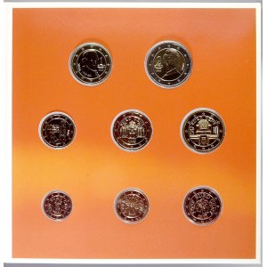 Evropa - sady oběhových mincí, Rakousko. 1c. - 2 € 2004. Papírový přebal