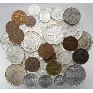 Evropa - konvoluty, Konvolut oběhových mincí Polska (vč. 5 Zl. 1958 a 1959)