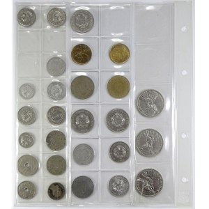 Evropa - konvoluty, Lot 27 ks mincí Rumunska v listech ze zásobníku