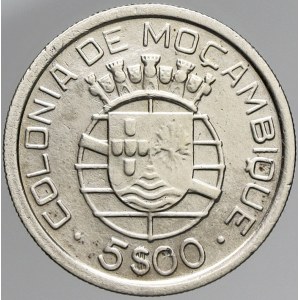 Mozambik, 5 escudo 1938. KM-69