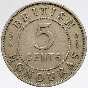 Belize - Britský Honduras, 5 cent 1936. KM-16