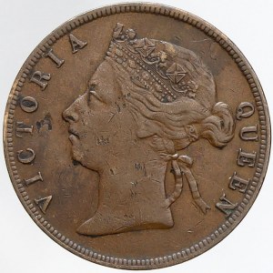Belize - Britský Honduras, 1 cent 1888. KM-6