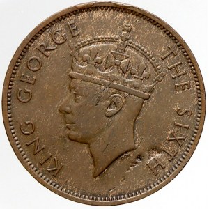 Belize - Britský Honduras, 1 cent 1950. KM-24. malý úhoz